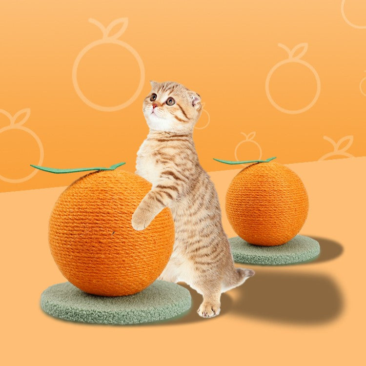 Sisal Fruit Cat Scratching Board with Climbing Frame