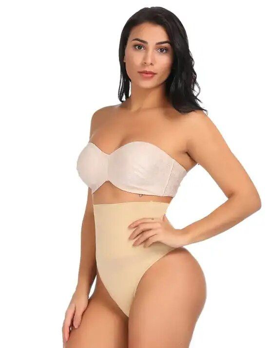 Seamless High-Waist Tummy Control Shapewear Thong