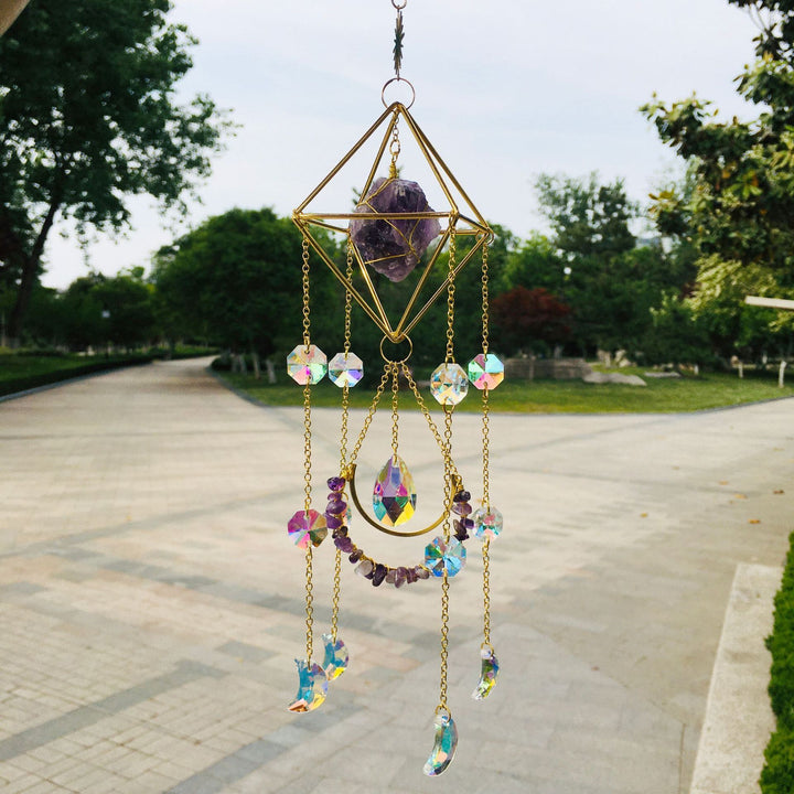 Natural Gem Crystal Decorative Shelf