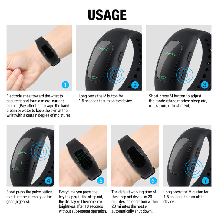 Intelligent Sleep Aid Wristband