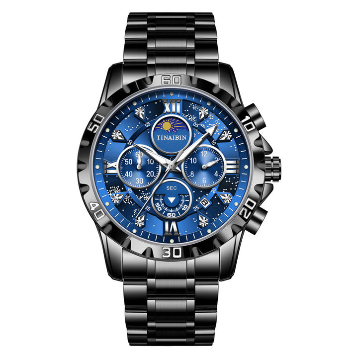 Men's Multi-functional High-grade Quartz Watch Waterproof Luminous