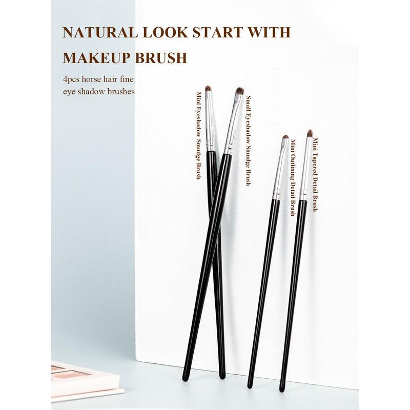 4PCS Eyeliner Smudge and Eyeshadow Brush Set