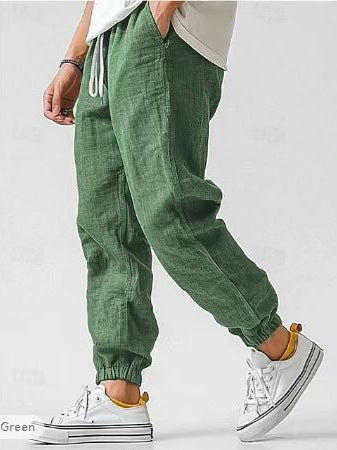 Outdoors Slim-fit Ankle Banded Slacks Men