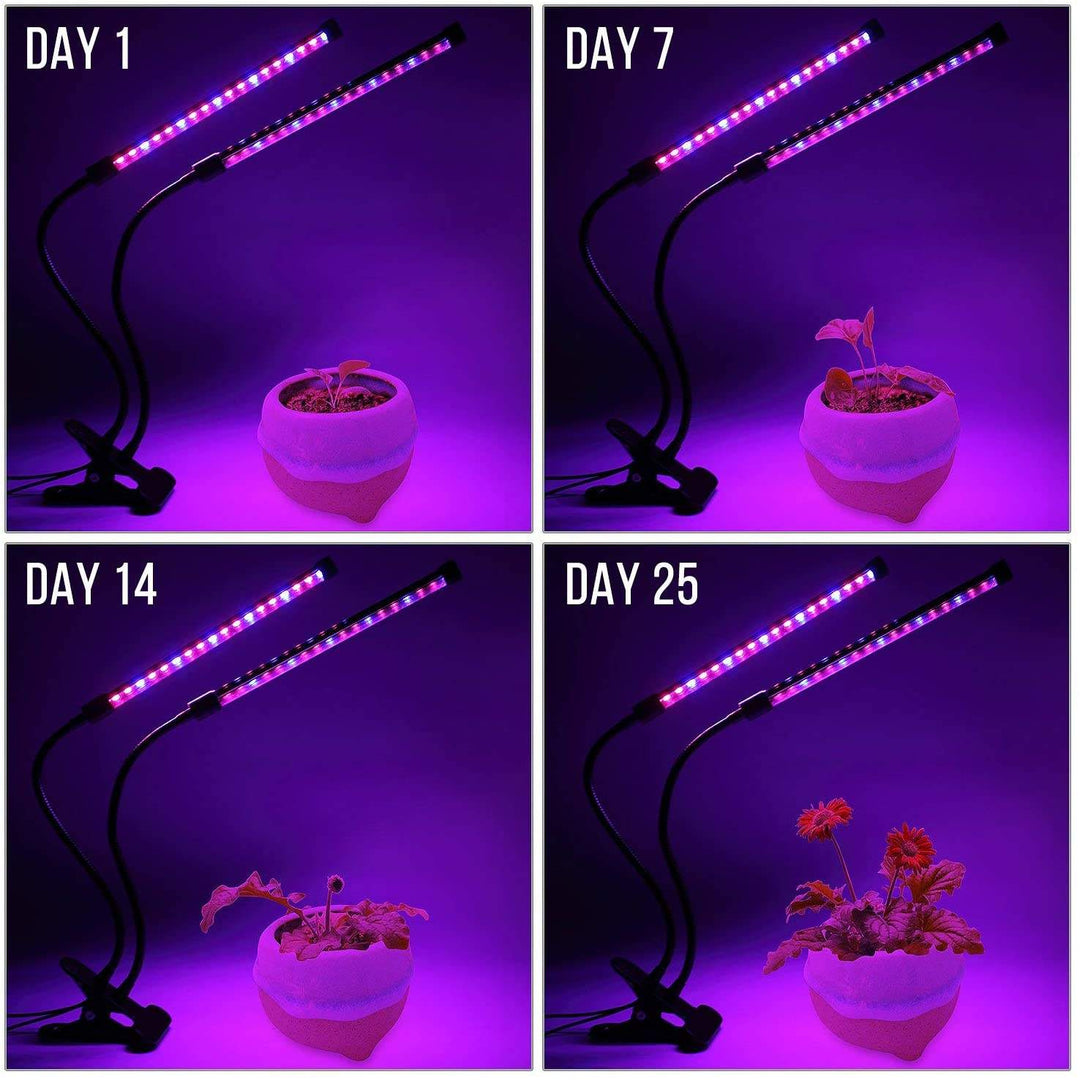 USB LED Indoor Plant Grow Light with Timer & 10 Dimmable Levels