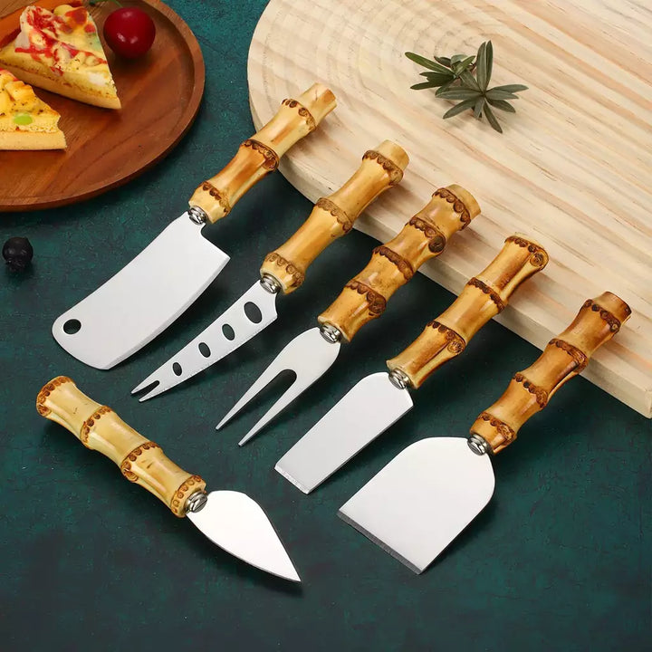 Bamboo Cheese Knives Set