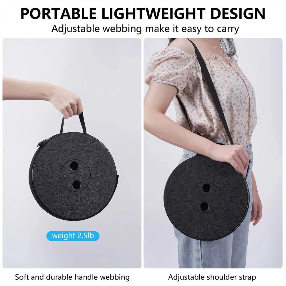 Adjustable Portable Folding Telescopic Stool