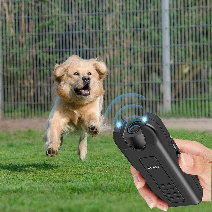 Ultrasonic Dog Trainer & LED Flashlight