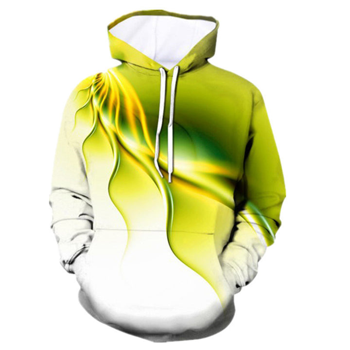 Color Lightning Peripheral Series 3D Digital Printing Sweater