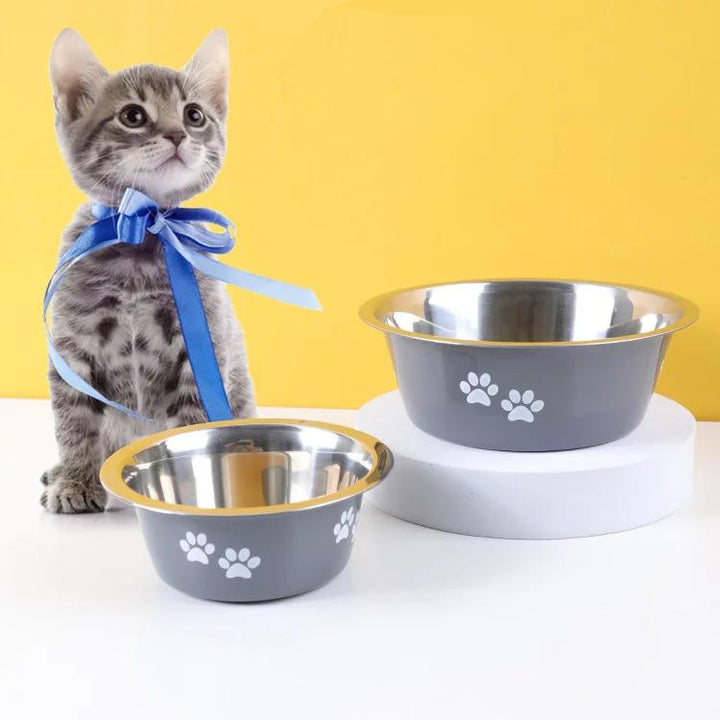 Stainless Steel Non-Slip Dog Bowls for All Breeds