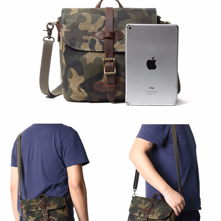 Waterproof Canvas Shoulder Messenger Bag