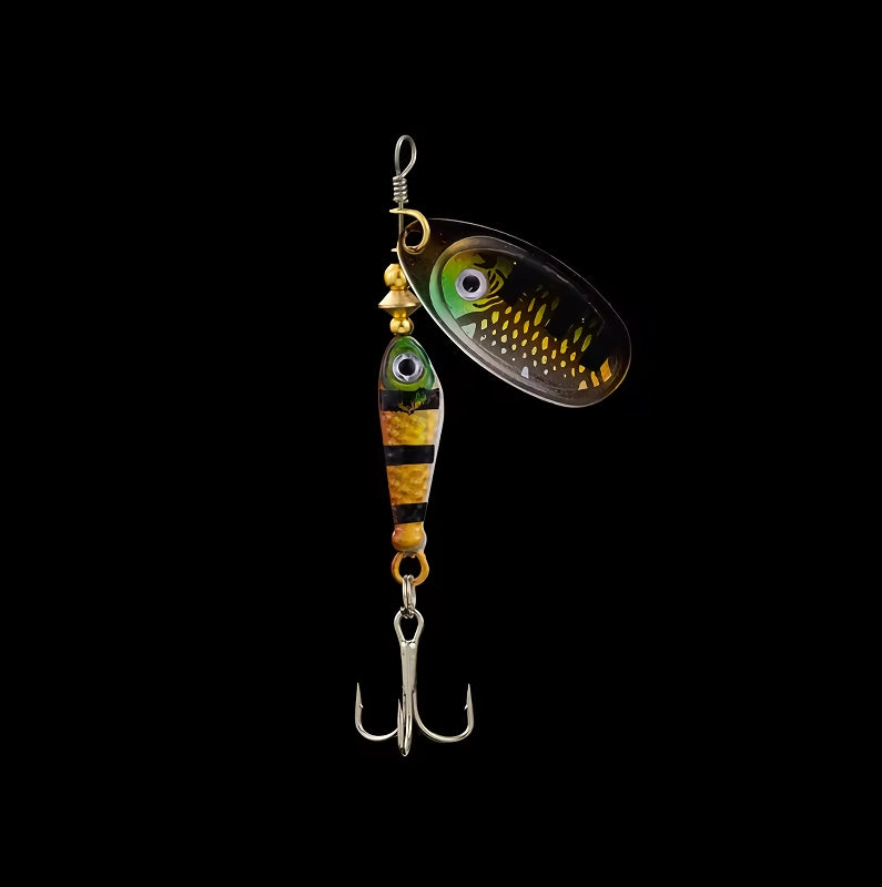 Rotating Metal Spinner Fishing Lure