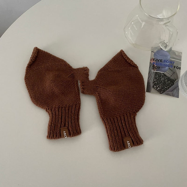 Touch Screen Wool Keep Warm Knitted Gloves