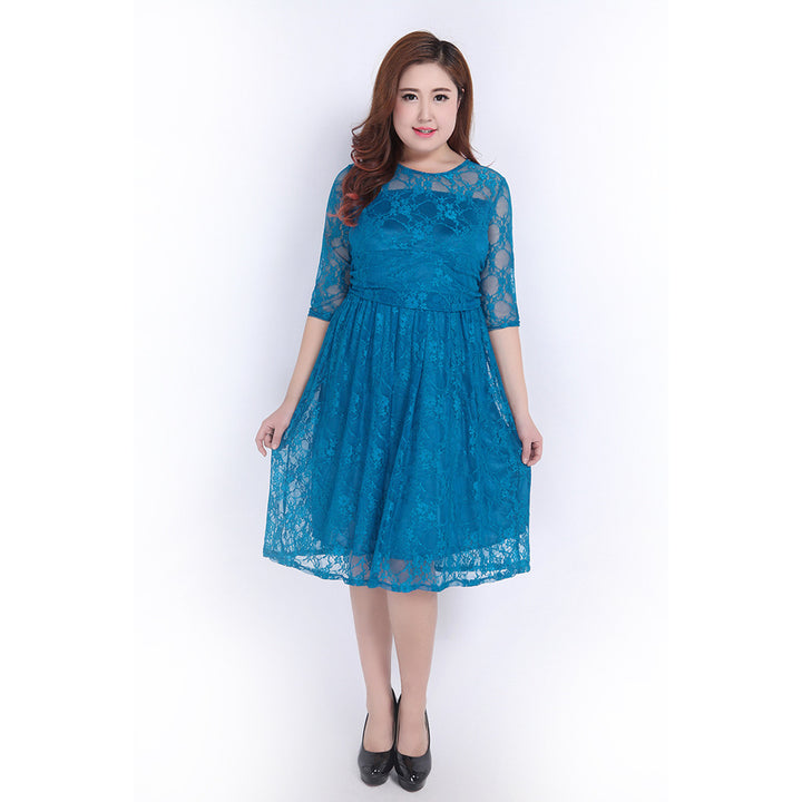 Women's Clothing Elegant Half Sleeve Dress