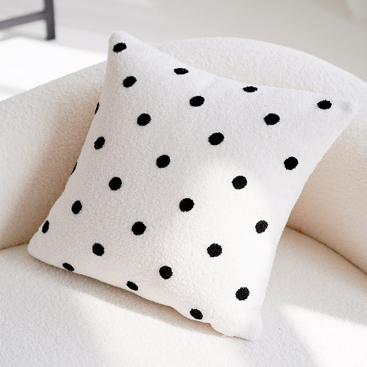 Cream Storm Cute White Pillow Cover