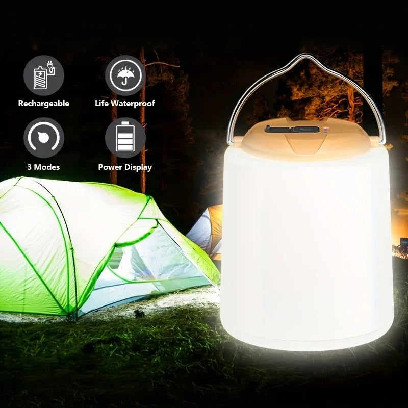 Rechargeable LED Camping Lantern with Hook