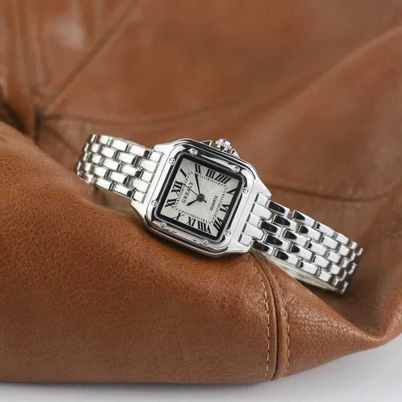 Women’s Silver Square Watch