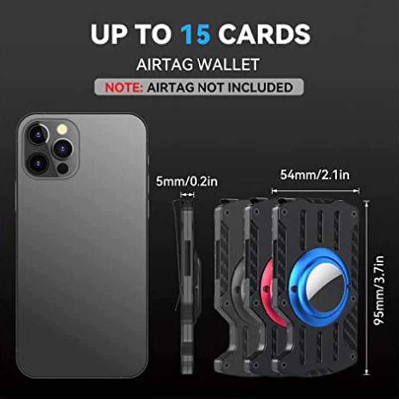 Aluminum Alloy With Airtag Wallet Men's Ultra-thin Tracker - Trendha