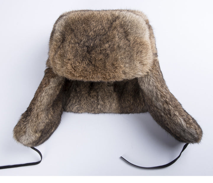 Rabbit Fur Lei Feng Hat Male Winter Thickening