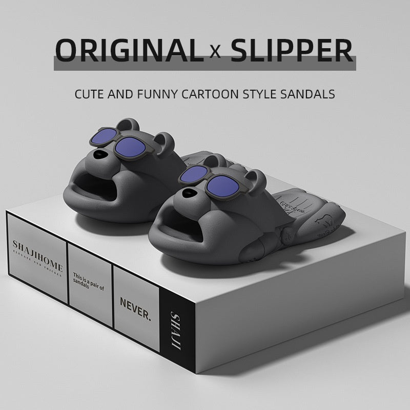 Cute Slippers Men's Indoor Home Non-slip