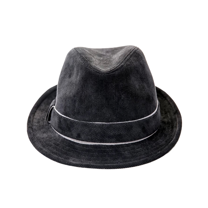 Wide Brim Denim Fedora Hat