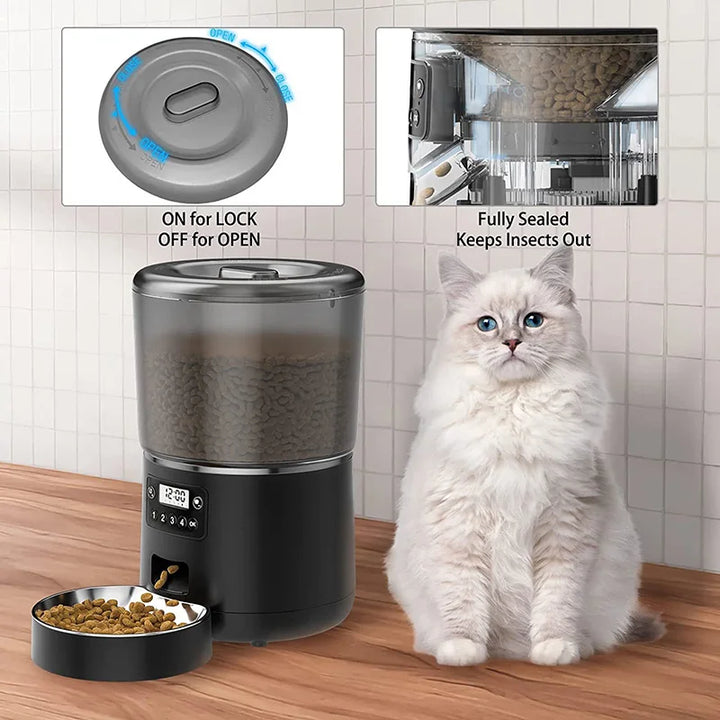 4L Automatic Pet Feeder for Cats & Dogs