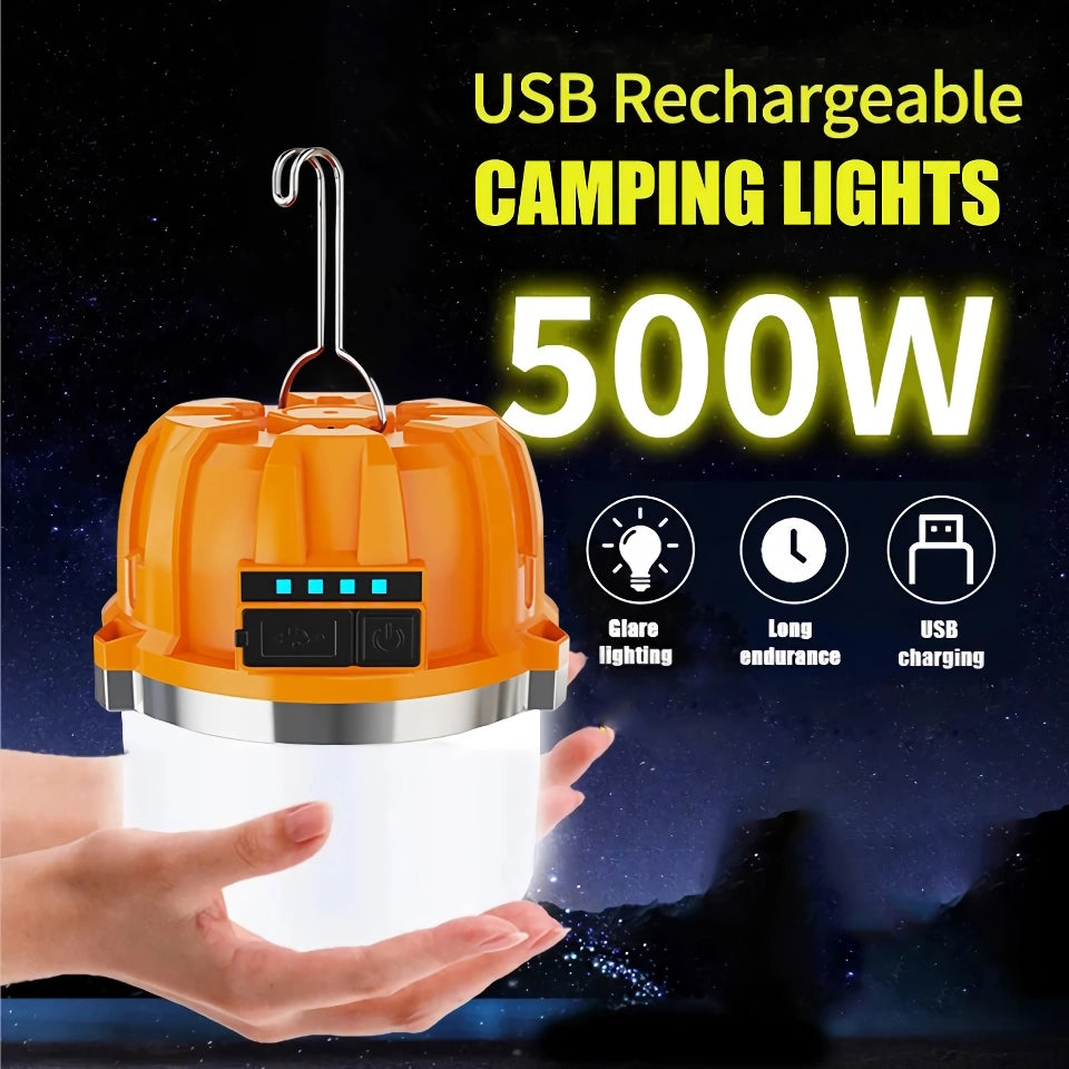 Rechargeable LED Camping Lantern with Power Bank Function