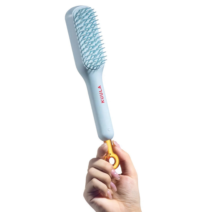 Telescopic Anti-Static Scalp Massage Comb: Self-Cleaning, for All Hair Types