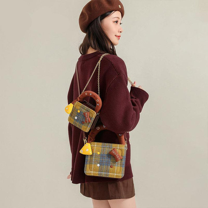 Chic Autumn Square Shoulder Bag for Women