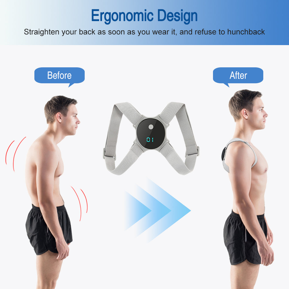 Smart Posture Correction Belt - Ergonomic Back & Shoulder Corrector