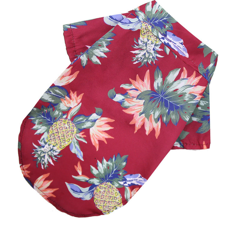 Hawaiian Style Dog Shirt