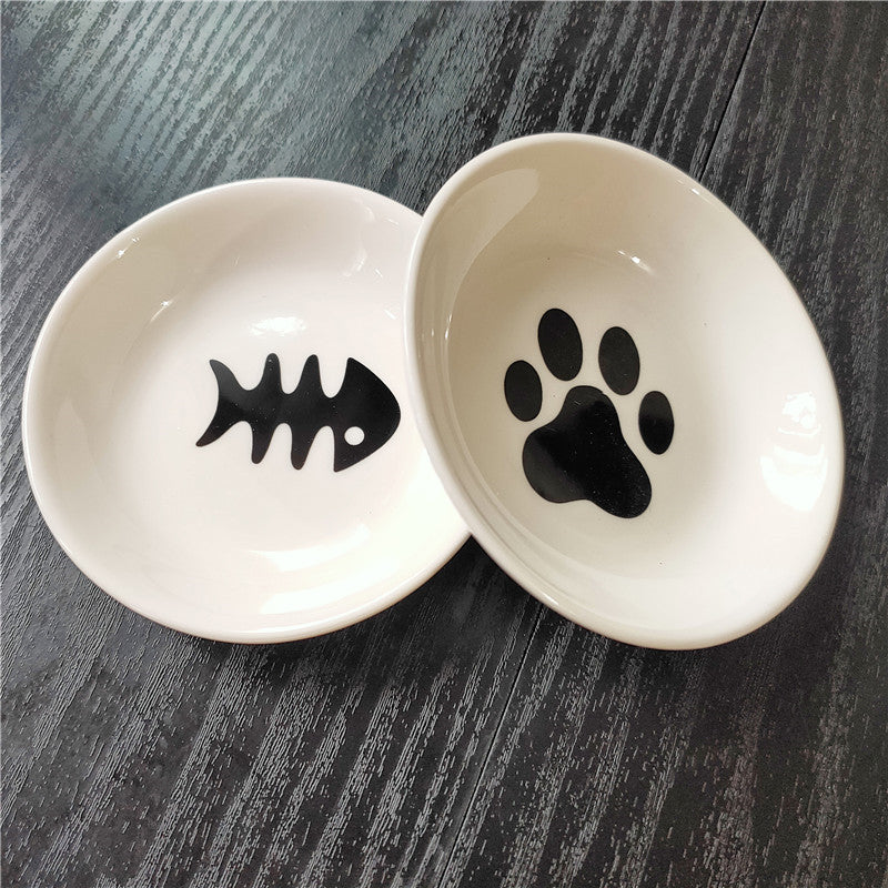 Cute Cat Mini Ceramic Snack Plate