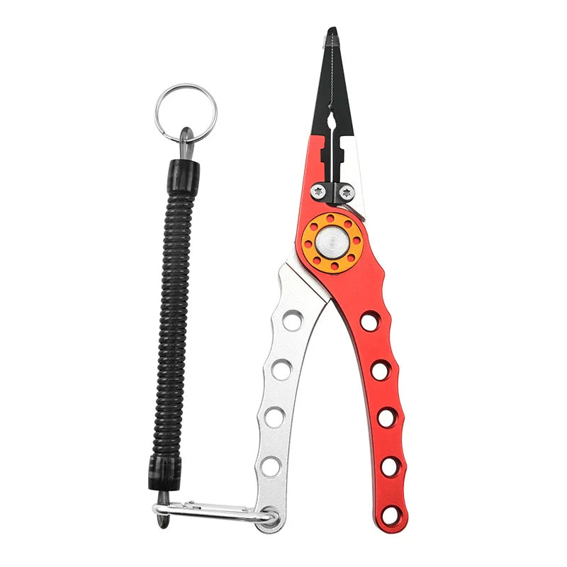 Multifunctional Fishing Pliers with Line Cutter and Hook Remover