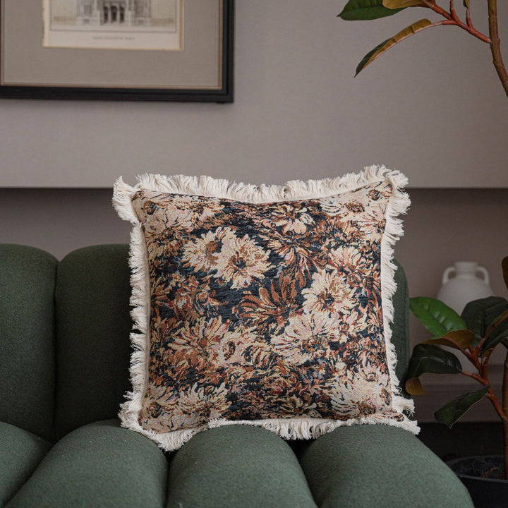 American Jacquard Multi-color Cushion Cover