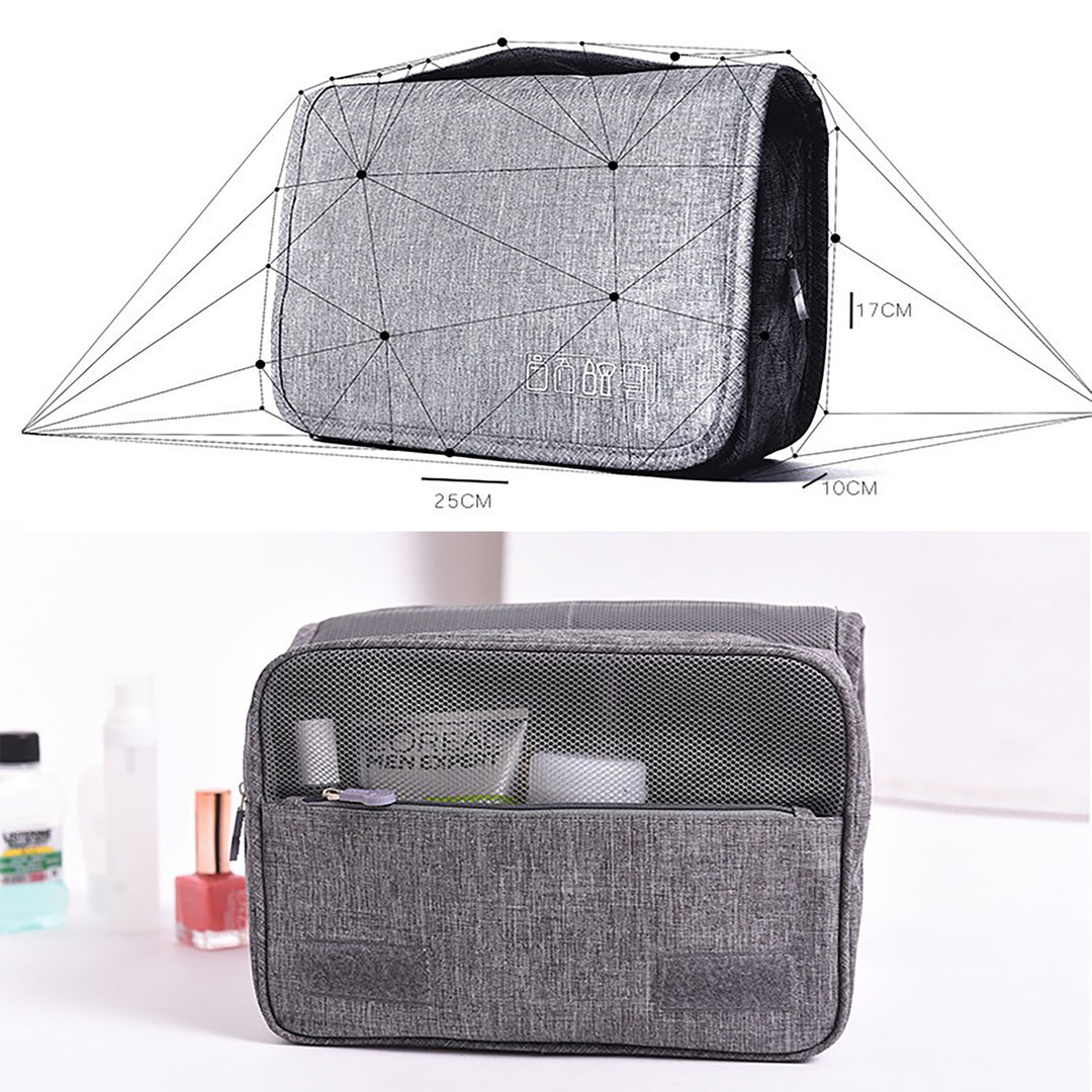 Travel Hanging Toiletry Bag Travel Kit Shaving Bag Waterproof Large Makeup Bag Wash Bag Makeup Organizer Cosmetic Case Puffy Makeup Cosmetic Bag Organizer, Carry-on Travel Accessories