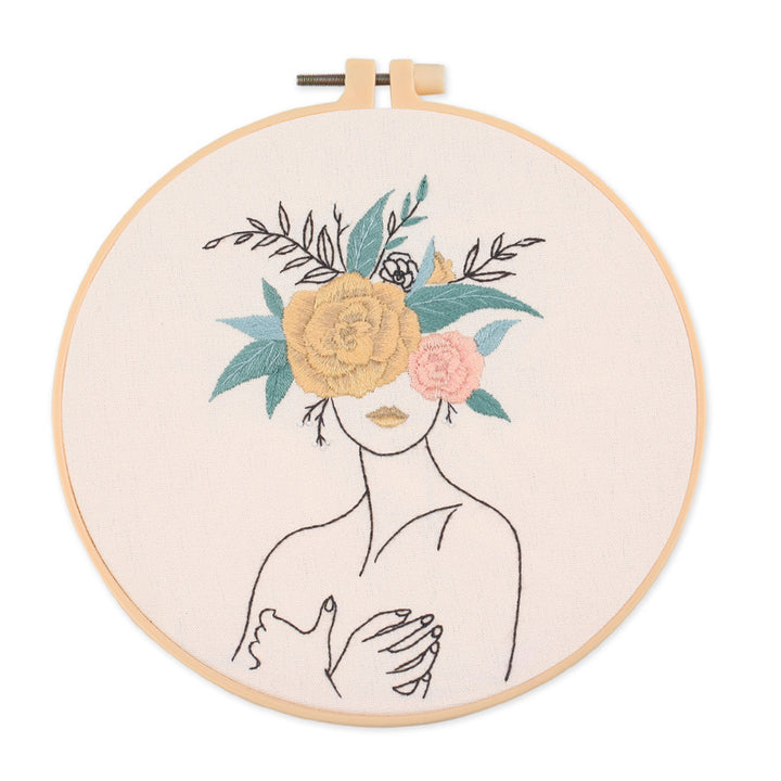 Embroidery Kit for Beginners with Patterns and Instructions