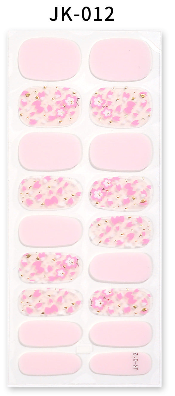 Gel Nail Stickers Bronzing 3D Nail Sticker