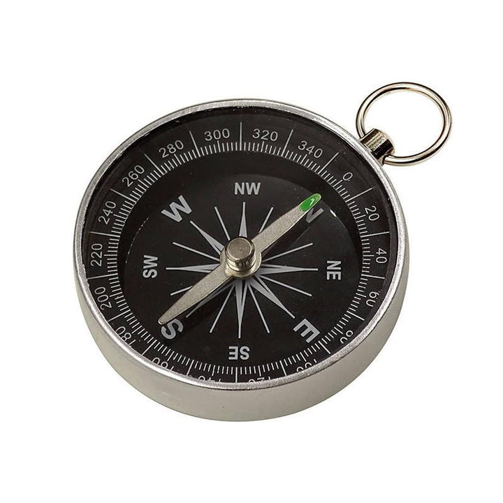 Lightweight Mini Aluminum Compass Keychain for Outdoor Survival