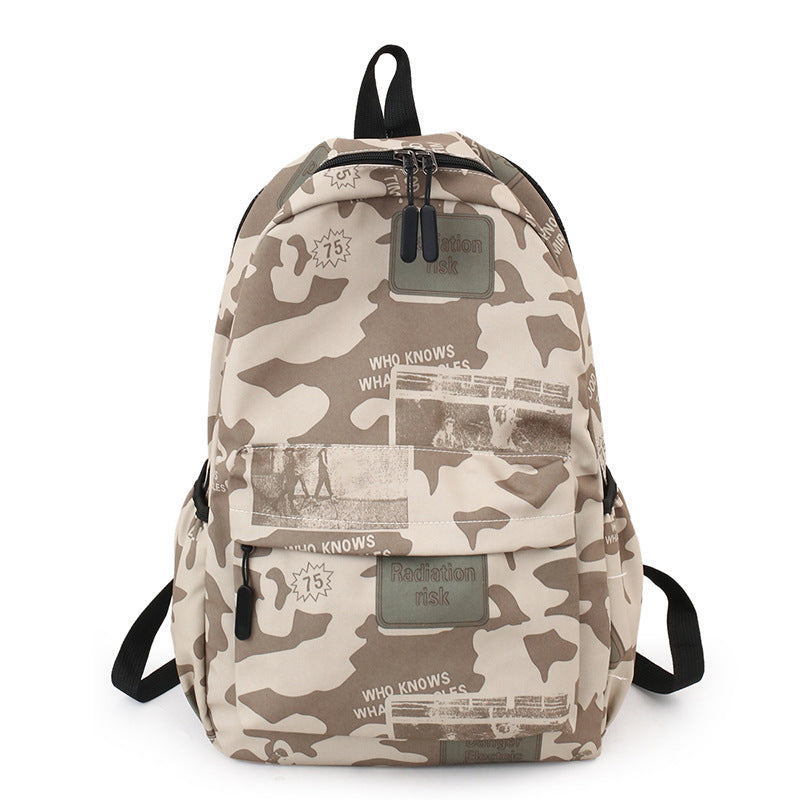 New Fashion Personalized Graffiti Large Capacity Canvas Backpack