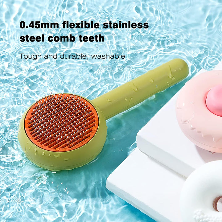 Self-Cleaning Pet Hair Removal Comb