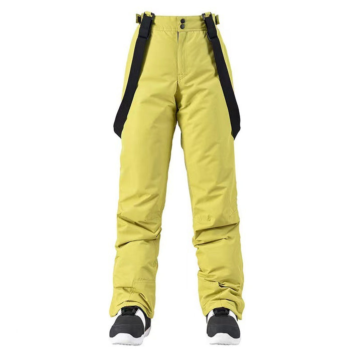 Ski Pants Men's Windproof Waterproof Detachable Elastic Waist Thick Thermal Cotton Pants Men