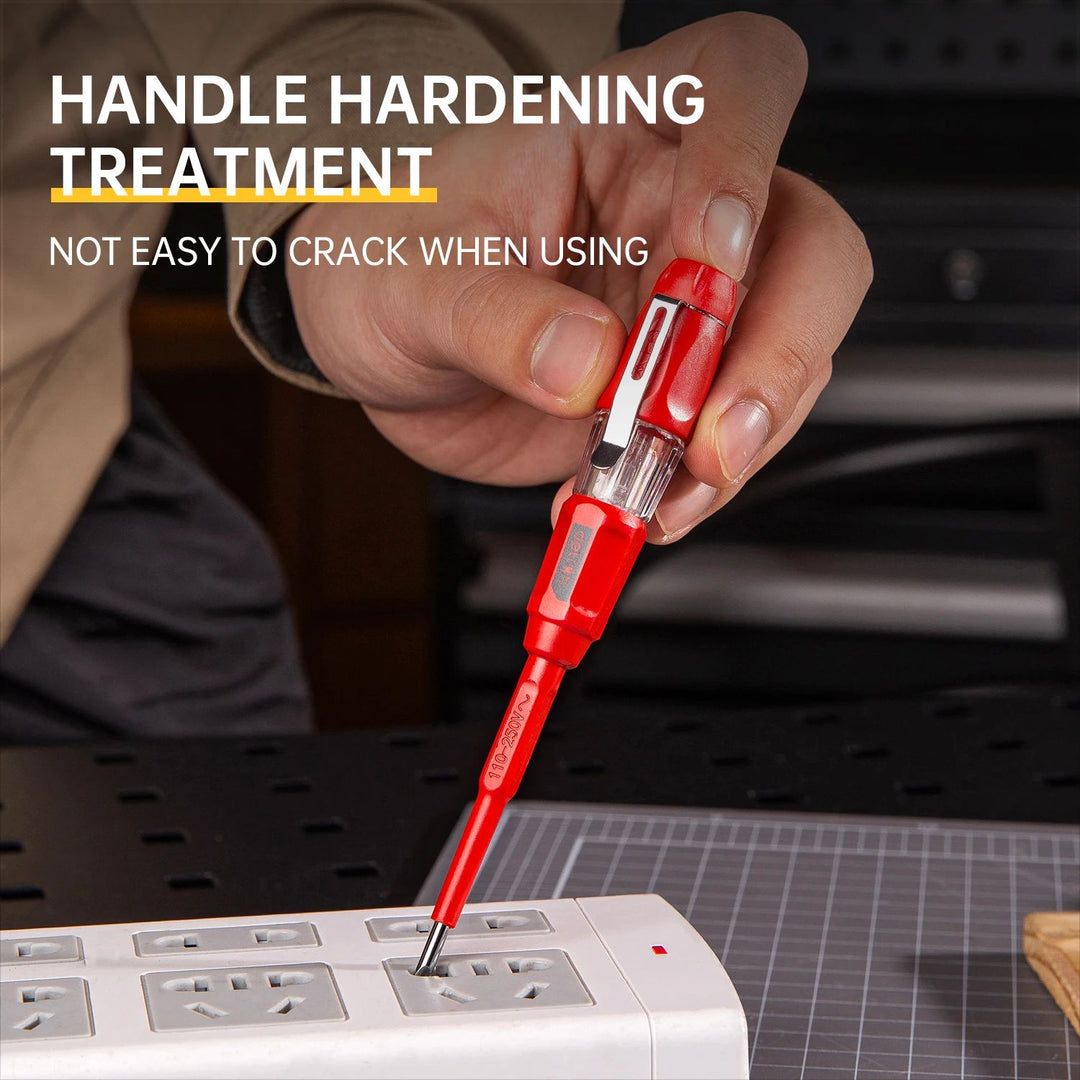 1000V Insulated Voltage Tester Pen with Non-Contact Induction & Screwdriver Function