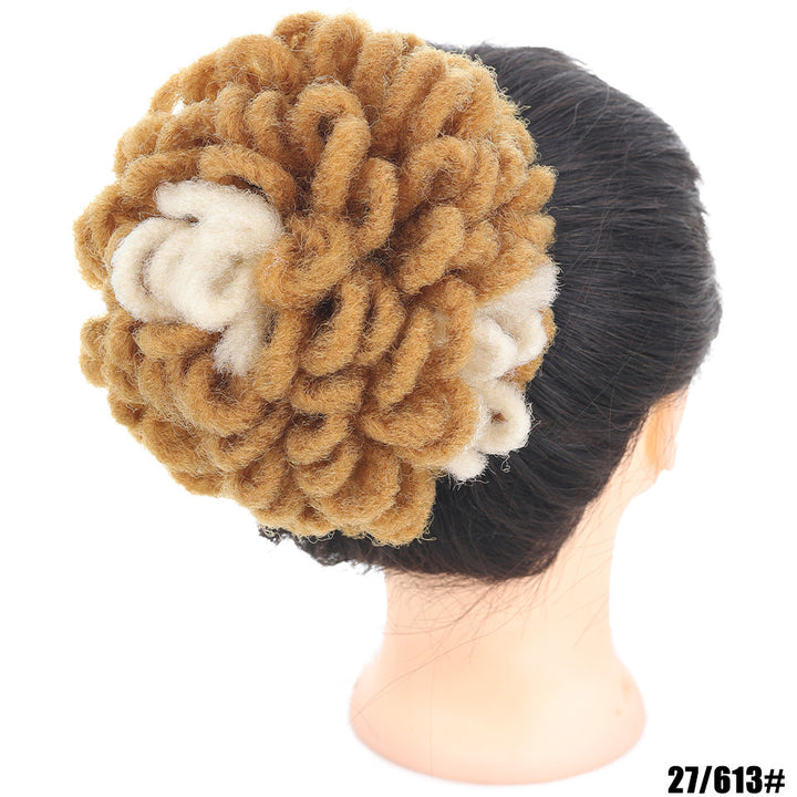 African Wig Bun Hair Bag Drawstring Dreadlocks Afro Hair Bag