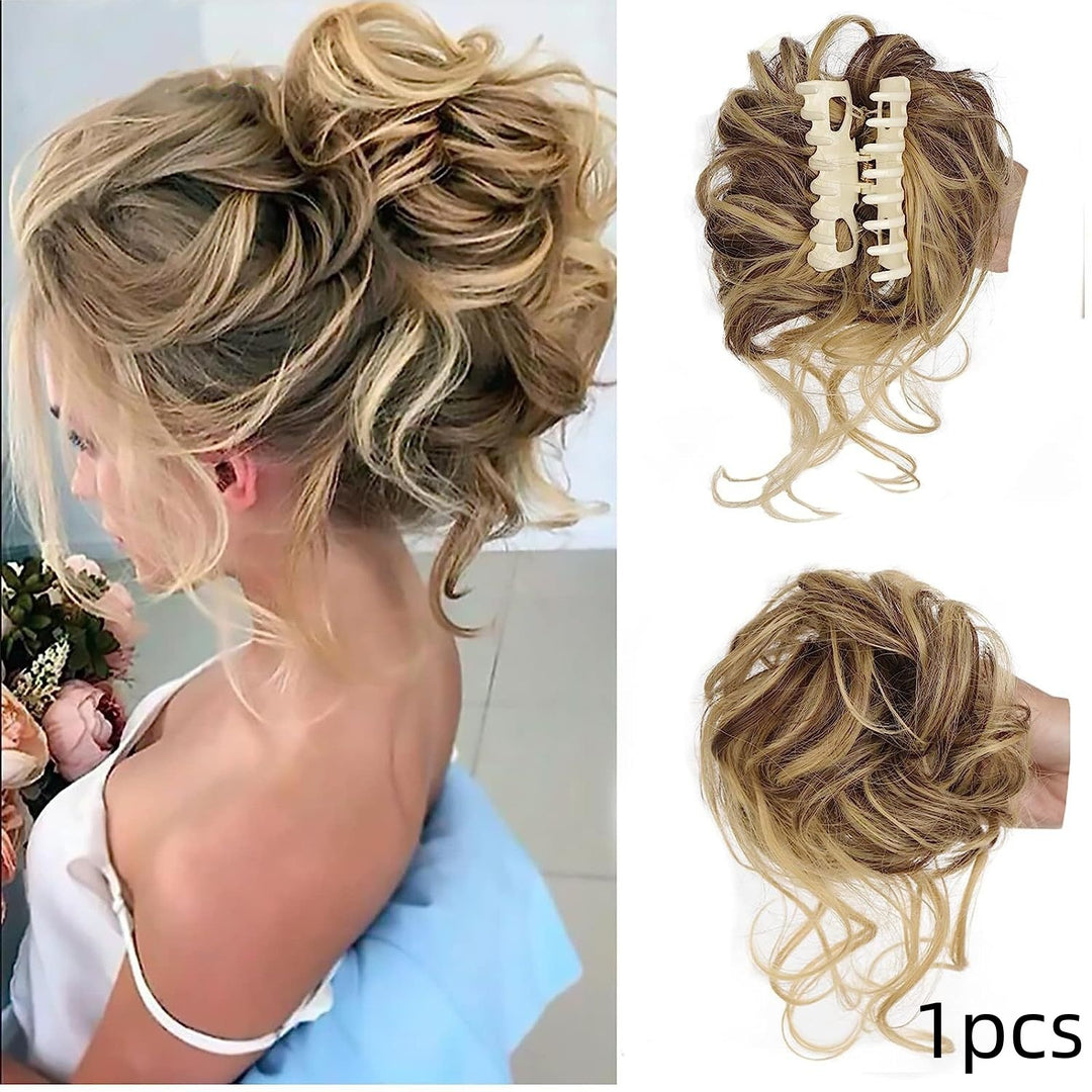 Women's Wig Bun Messy Curly Hair Bun