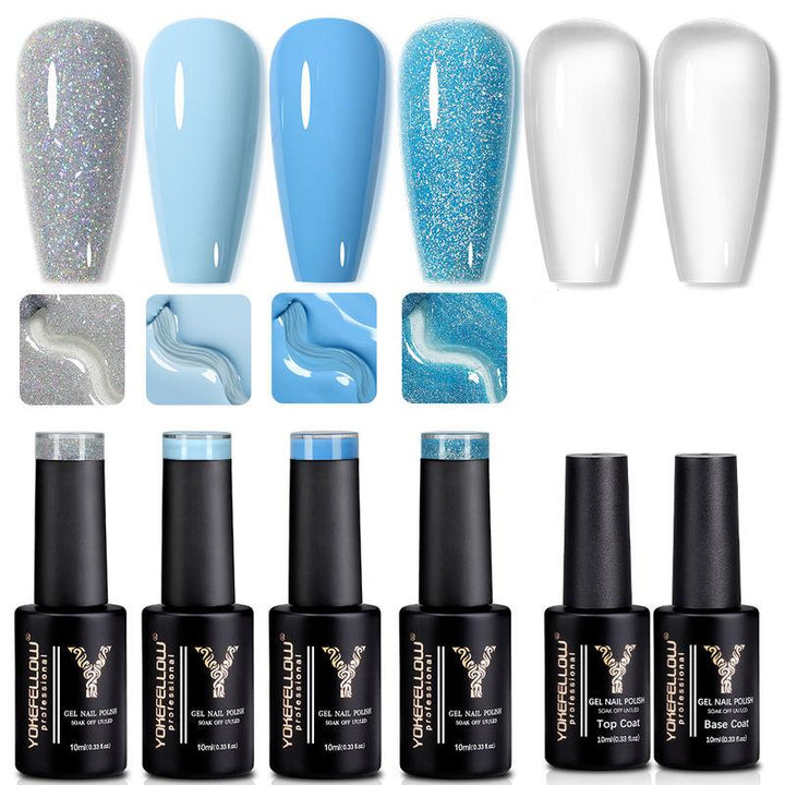 6Pcs Gel Nail Polish Set