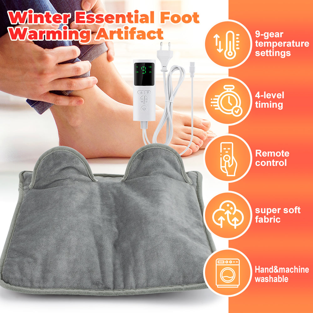 Winter Foot Warmer with Adjustable Temperature and Timer