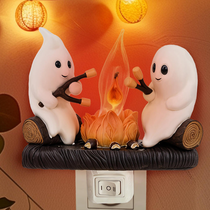 Halloween Ghost Campfire Night Light