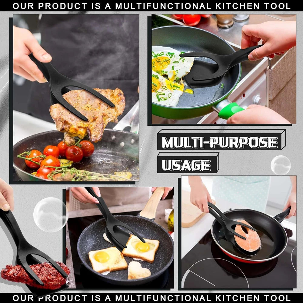 2 in 1 Grip Flip Spatula for Eggs, Pancakes, and More