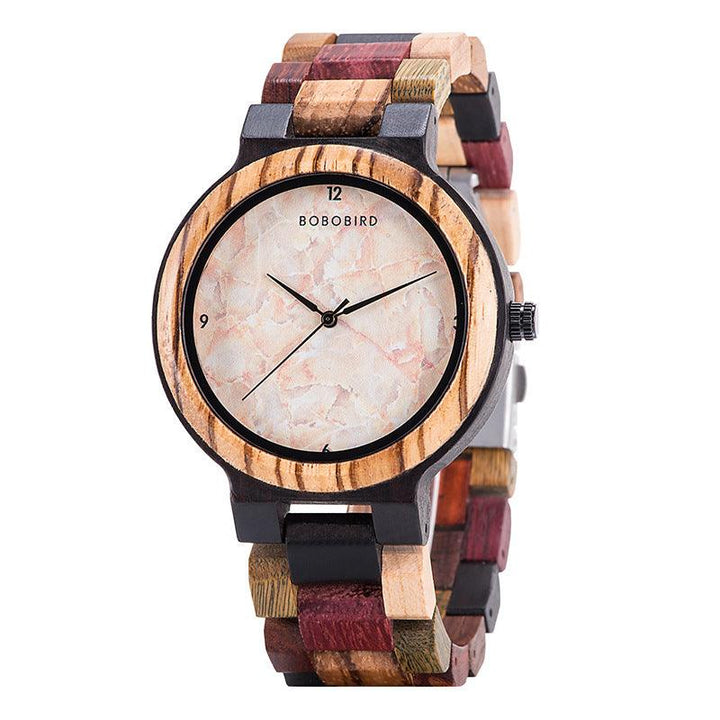 Casual Fashion Wooden Watch - Trendha