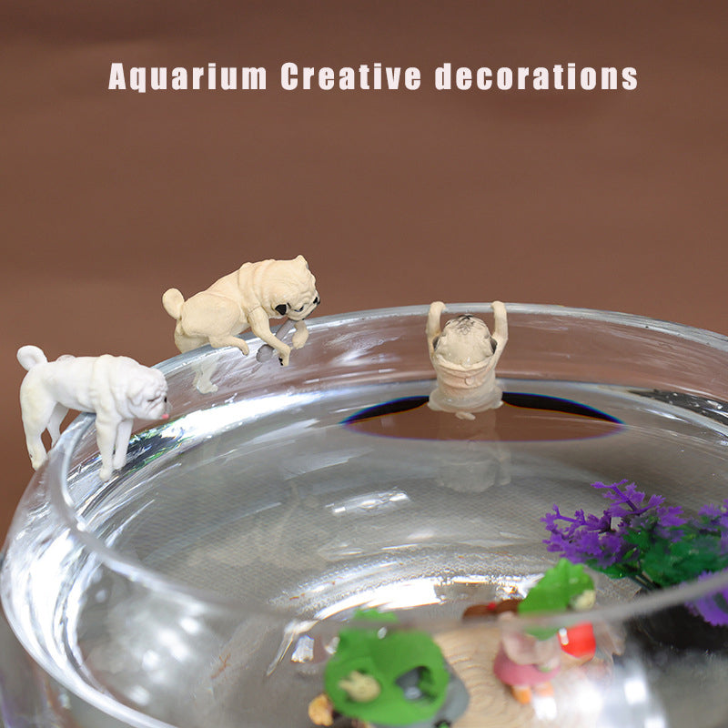 3pcs Mini Octopus Resin Fish Tank Decorations