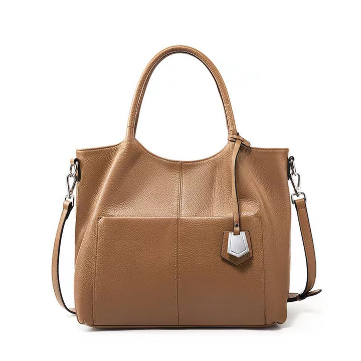 Genuine Leather Women's Large Capacity Tote Handbag